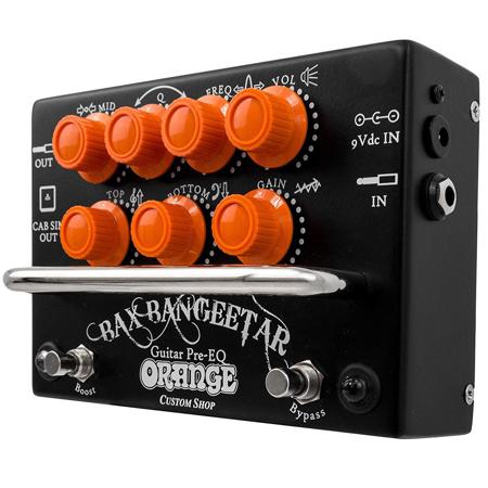 Orange Bax Bangeetar Guitar Pre-EQ Pedal, Black