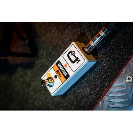 Orange Single Button Mini Footswitch