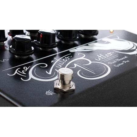 Orange Guitar Butler Dual Channel Guitar Preamp Pedal, Black