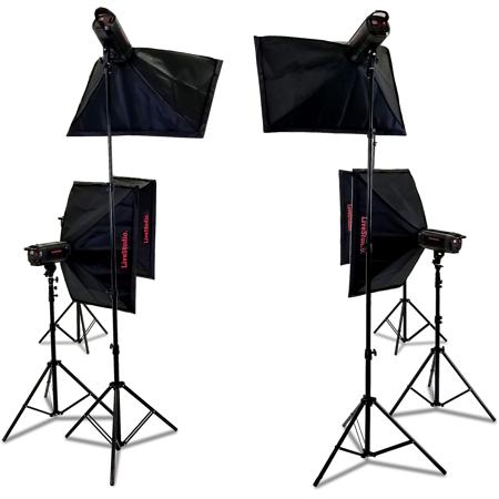 Ortery LiveStudio 150W Daylight LED 6-Light Kit for Product Photography