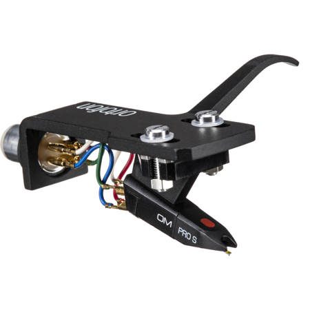 Ortofon OM Pro S Cartridge with Stylus Pre-Mounted on SH-4 Black Headshell