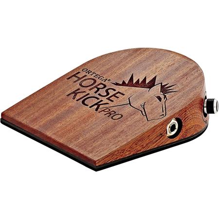 Ortega Guitars HORSE KICK PRO Digital Multi Percussion Stomp Box, Natural