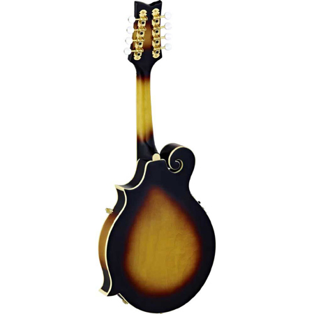 Ortega Guitars RMFE90 F-Style Series 8-String Mandoline, Tabacco