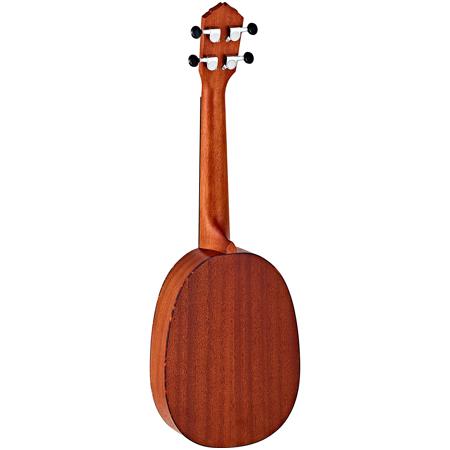 Ortega Guitars RUPA5 Bonfire Pineapple Style Concert Acoustic Ukulele, Natural