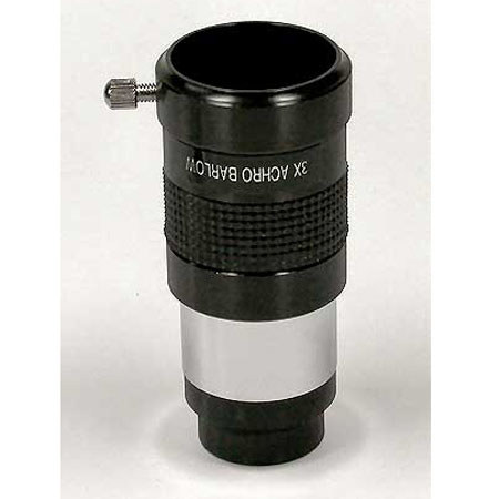 Opticstar 1.25" x3 Achromatic Barlow Lens for 1.25" Draw Tubes