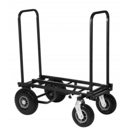 On-Stage UTC5500 All-Terrain Utility Cart, 550 lbs Capacity, Black