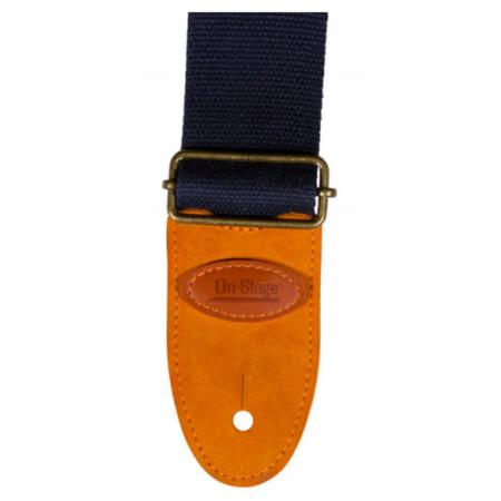 On-Stage GSA30NB Guitar Strap, Navy Blue