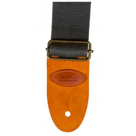 On-Stage GSA30GR Guitar Strap, Gray