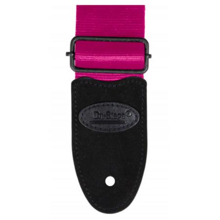 On-Stage GSA20PK Seatbelt Guitar Strap, Pink
