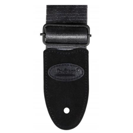 On-Stage GSA20GR Seatbelt Guitar Strap, Gray