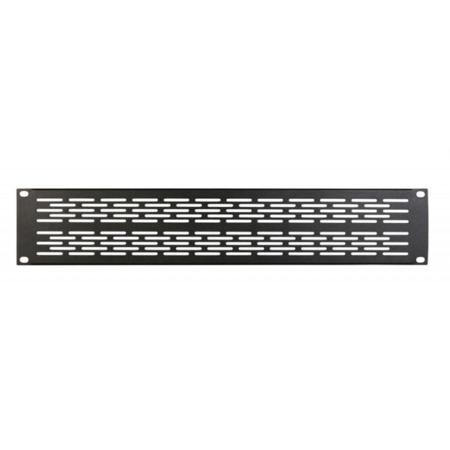 On-Stage RPV2000 2U Vented Rack Panel, Black