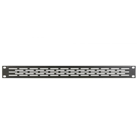 On-Stage RPV1000 1U Vented Rack Panel, Black
