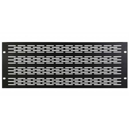 On-Stage RPV4000 4U Vented Rack Panel, Black