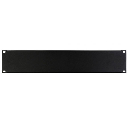 On-Stage RPB2000 2U Blank Rack Panel, Black