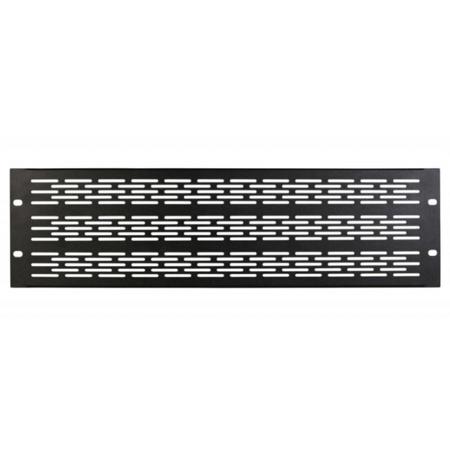 On-Stage RPV3000 3U Vented Rack Panel, Black