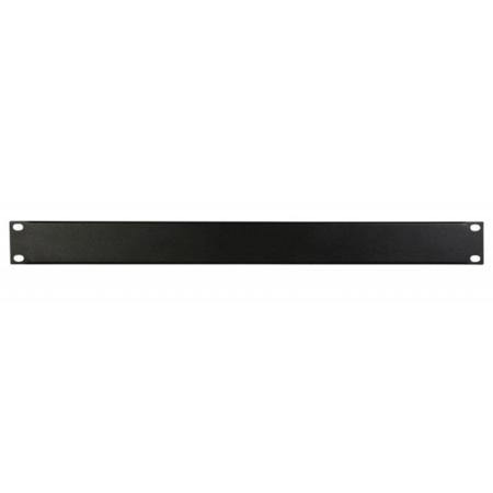 On-Stage RPB1000 1U Blank Rack Panel, Black