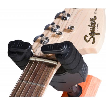On-Stage GS8730NA Wood Locking Guitar Hanger, 16.5 lbs Capacity, Natural