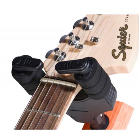 On-Stage GS8730MA Wood Locking Guitar Hanger, 16.5 lbs Capacity, Mahogany