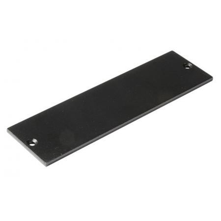 On-Stage RPB15001U 500 Series 1U Blank Rack Panel, Black