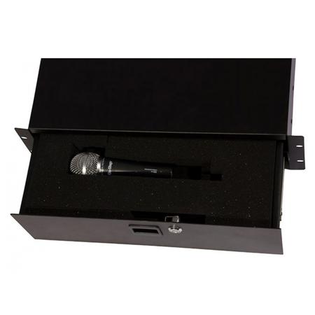 On-Stage RDF3000 3U Adaptable Rack Drawer Foam, Gray