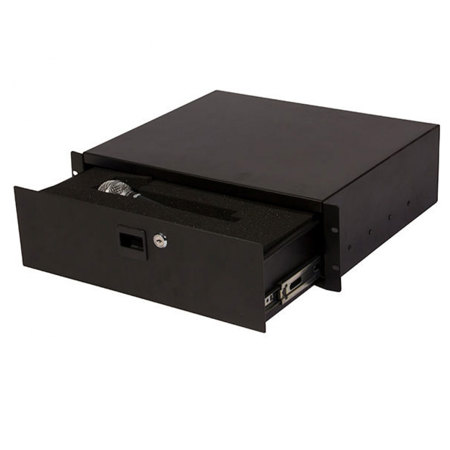 On-Stage RDF3000 3U Adaptable Rack Drawer Foam, Gray