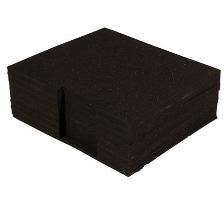 On-Stage RDF4000 4U Adaptable Rack Drawer Foam, Gray