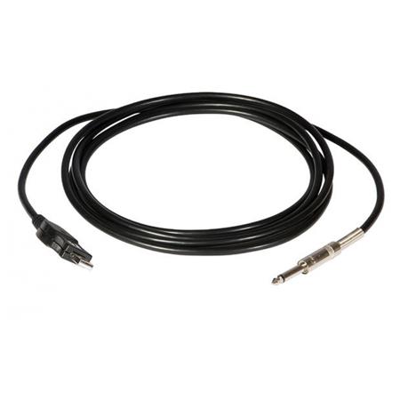 On-Stage IC-10U 10' Instrument to USB Cable, Black