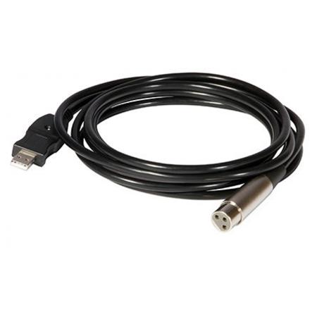 On-Stage MC12-10U 10' Microphone to USB Cable, Black