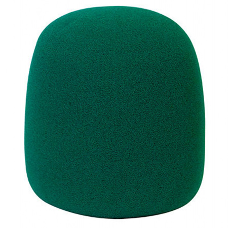 On-Stage ASWS58 Foam Windscreen for Handheld Microphones, Green