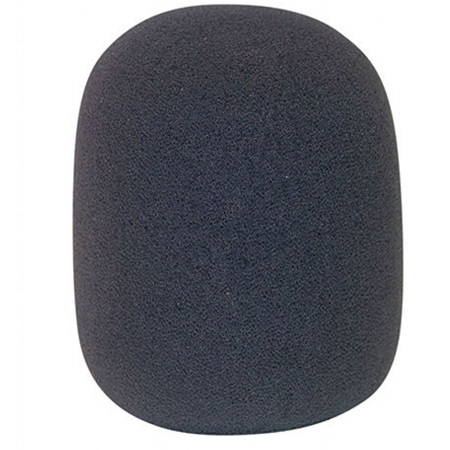 On-Stage ASWS58 Foam Windscreen for Handheld Microphones, Gray