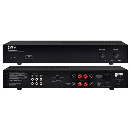 OSD Audio AMP120 500W 2-Channel Home Audio Amplifier