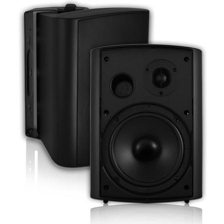 OSD Audio AP525 5.25" 2-Way Outdoor Patio Speaker, Pair, Black