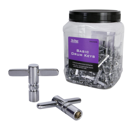 On-Stage DKA100 Basic Drum Key, 100 Unit P.O.P. Container