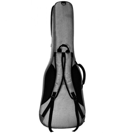 On-Stage GBE4990 Deluxe Electric Guitar Gig Bag, Charcoal Gray