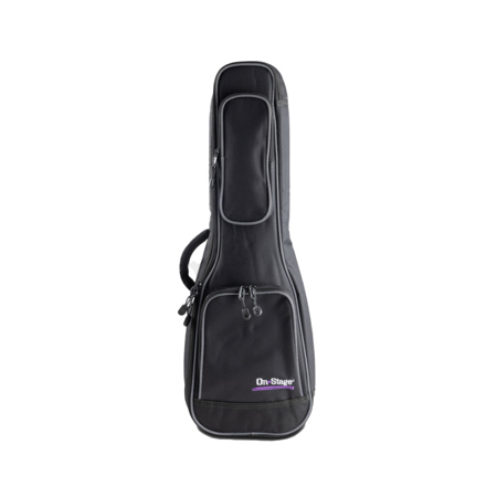 On-Stage GBU4104 Gig Bag for Concert Ukulele, Black