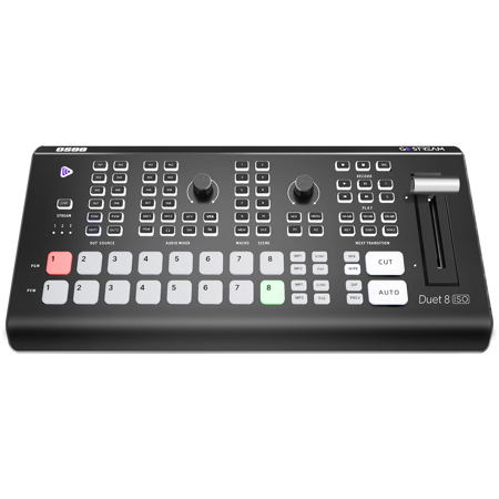 Osee GoStream Duet 8 ISO 8Ch 4K HDMI/SDI/NDI Live Streaming Video Mixer Switcher