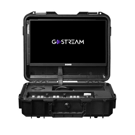 Osee GoStream Deck AIO Live Streaming Video Switcher Kit with 14" Monitor & Case