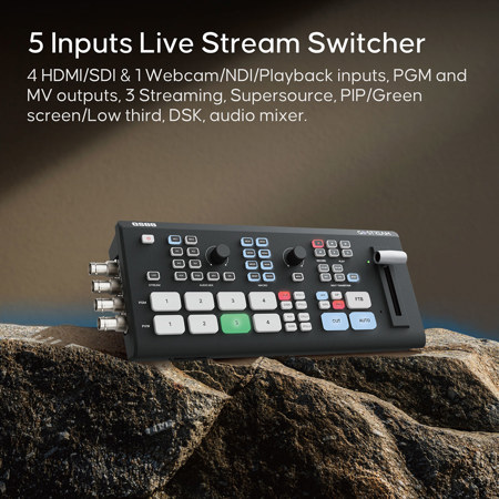 Osee GoStream Duet Live Stream Video Mixer Switcher Kit with 14