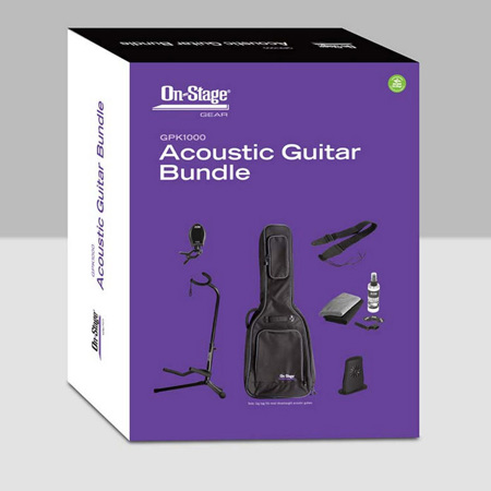 On-Stage GPK1000 Acoustic Guitar Accessories Bundle
