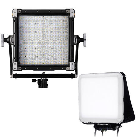 Creamsource Vortex4 Soft 1x1 325W RRGBBW LED Light Panel,w/AIRGLOW 1x1 Booklight
