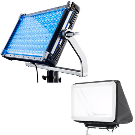 Creamsource Vortex8 2x1 650W RGBW LED Light Panel, with AIRGLOW 2x1 Booklight