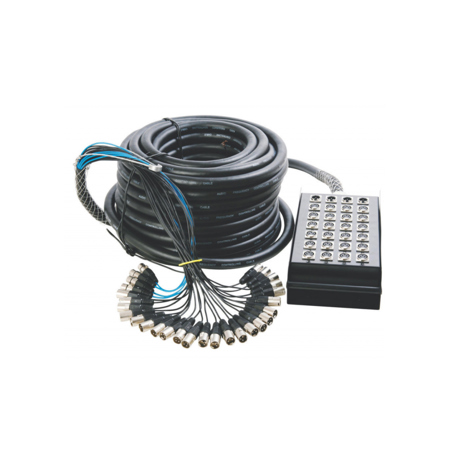 On-Stage SNK24450V2 50' 24-Channel/4-Return Stage Snake
