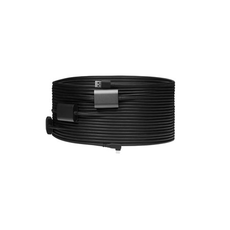 OBSBOT 65.6' USB-A to USB-C 3.0 Right Angle Data Cable, Black
