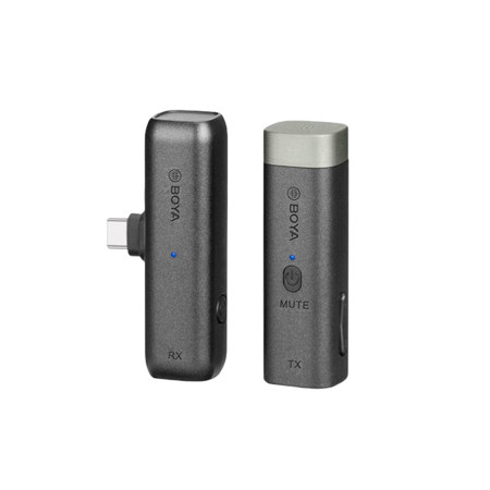 OBSBOT BY-WM3U 2.4GHz Mini Wireless Microphone System for Mobile and Cameras