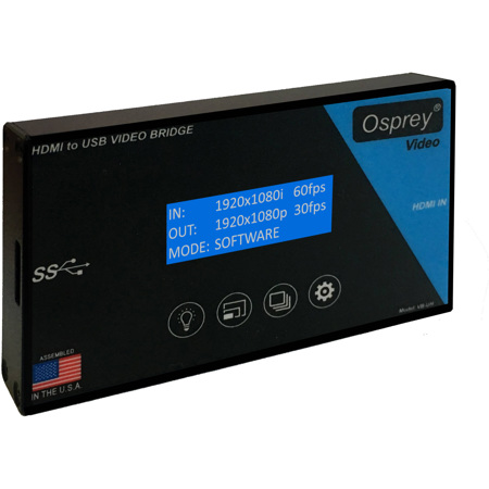 Osprey Video VB-UH & HDMI to USB 3 Video Capture Device