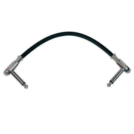 On-Stage 6" Patch Cable with Pancake Connectors, Black