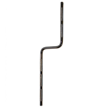 On-Stage PRZ1030 9.5mm Chrome-Plated Steel Percussion Z-Shape Rod, 13"