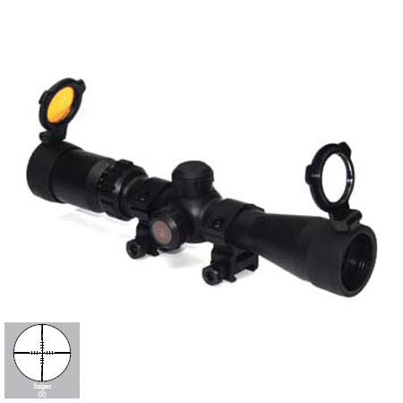 Osprey 2 - 7 x 32mm Hand Gun Series Scope, Matte Black Finish with P4 Sniper Reticle.