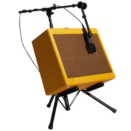 On-Stage RS7501 Amplifier Stand with 22" Boom Arm and 7" Adjustable Mini Boom