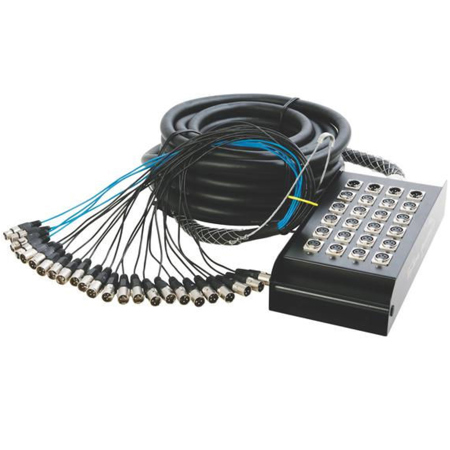 On-Stage SNK20450V2 50' In-Line Audio Series Snake, 24-Channels